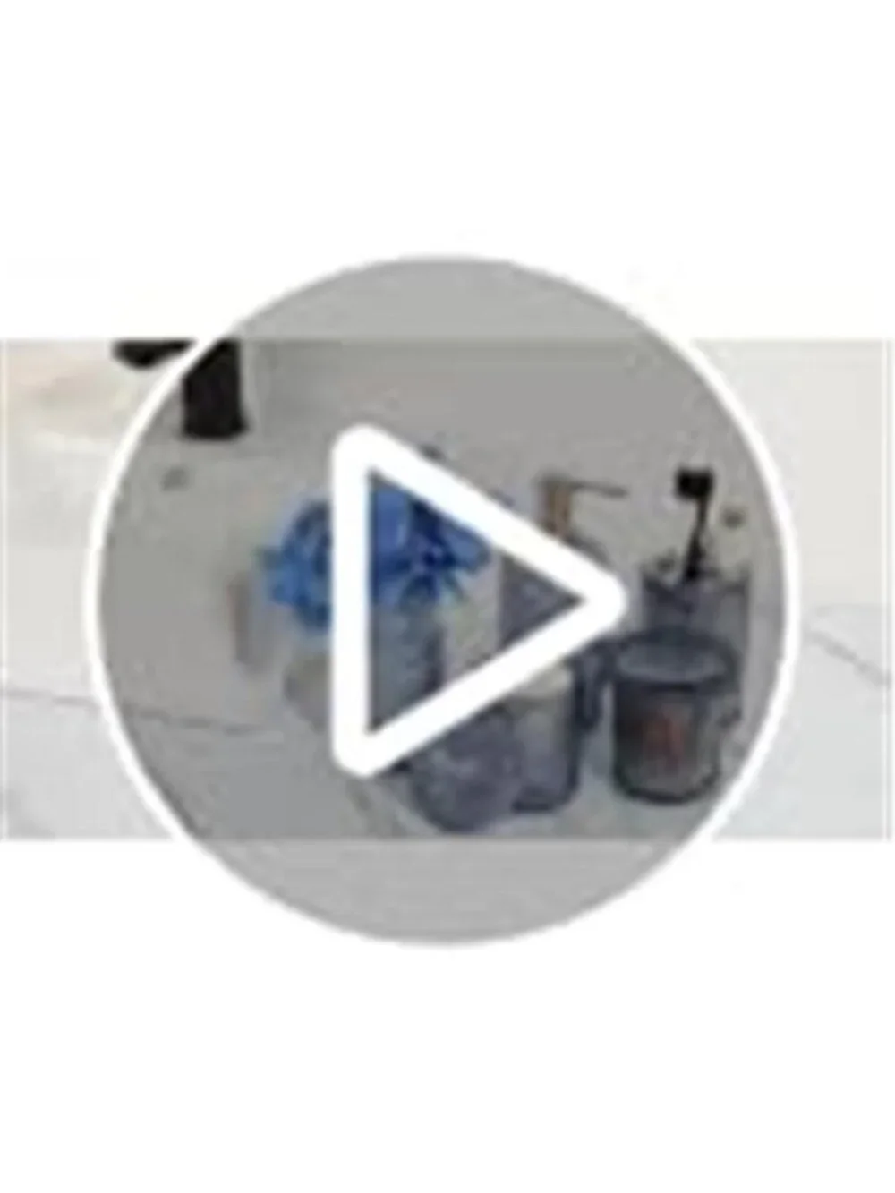 Blue Bathroom Accessories 5 Pcs, Glass Bathroom Accessory Set, Vintage Blue